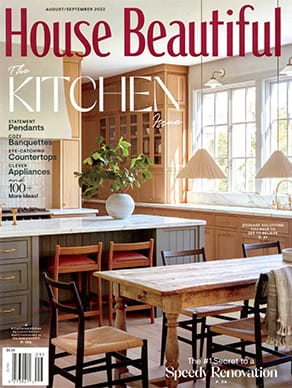 House Beautiful organizing issue for a California Closets kitchen pantry design